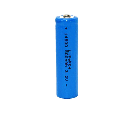 Batería IFR recargable 14500 3.2V 500mAh del alumbrado de seguridad 12V LiFePO4