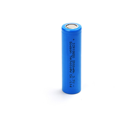 Batería de litio recargable de ICR18650 3,7 V 2000mAh inodora