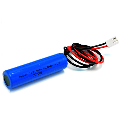 Litio de la batería 1600mAh Lifepo4 de la muestra de la salida de emergencia de IFR18650 3.2V
