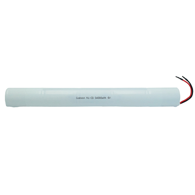 Tipo de barra Baterías de luz de salida de 6,0 voltios D4000mah Ni Cd