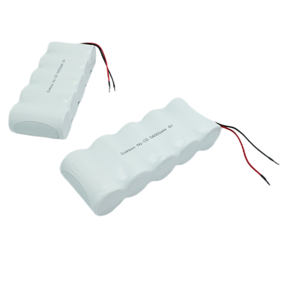 Baterías recargables de la vida del ciclo de la batería D4000mAh 6.0V del Ni Cd