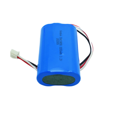 3200mah chaqueta de PVC de la batería IFR18650 de 3,2 voltios LiFePO4 para el alumbrado de emergencia