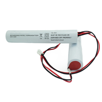 Batería recargable D4500mAh de 6,0 V NiCd con vida de servicio larga