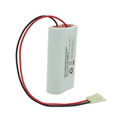 Paquete de baterías de luz de salida de emergencia lado a lado 4,8 voltios D40000mAh NiCd