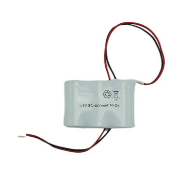 La luz de la salida de emergencia SC1600mAh acumula la batería recargable del cadmio del níquel 3.6V