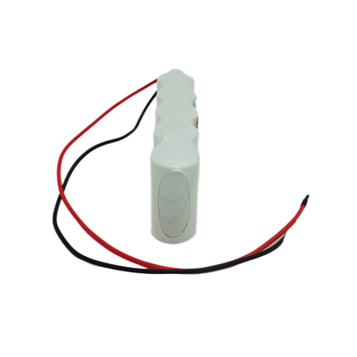 Paquete de baterías de luz de salida de emergencia lado a lado 6,0 voltios C2500mAh NiCd
