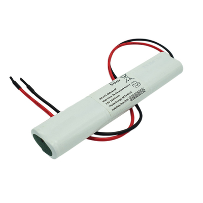 Baterías de luz de salida de 3,6 V SC1800mah Ni Cd Tipo de barra doble