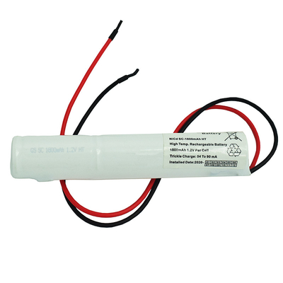 La batería níquel- de SC1800mAh 3.6Volt 500 veces completa un ciclo vida