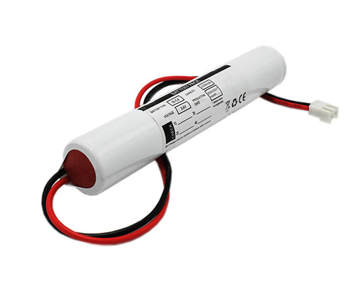 batería 2500mAh del Cd del Ni de la luz de emergencia 3.6V 500 ciclos de las épocas
