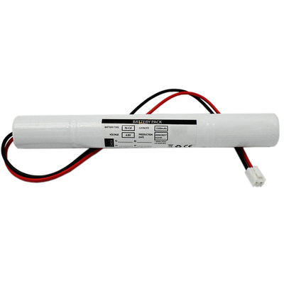 carga de la batería recargable 4.8V 0.1C de las baterías de la luz de la salida de emergencia 2500mah