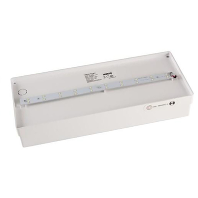Tiempo blanco de la duración de la luz 4W EGS4DLiA de la salida de emergencia de LiFePO4 3.2V 1,5 ah 3 horas