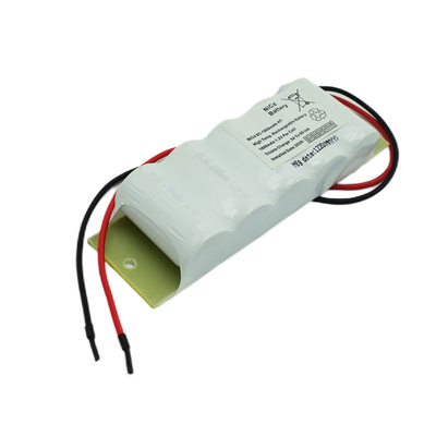 Batería del Cd del Ni de la batería 6.0v de la muestra de la salida de emergencia de SC1800mah