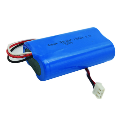 3200 tipo recargable de MAh Battery Pack LiFePO4 3.2V de lado a lado