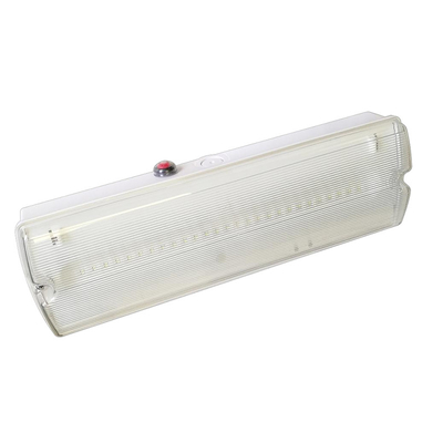 montaje en techo del blanco 4W 150lm del tabique hermético de la luz de emergencia LED de la batería de ión de litio 60Hz
