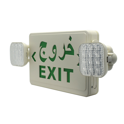 Batería de señal de salida de emergencia LED verde de doble cara AC85 - 265V 50 / 60H