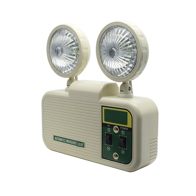 La derecha plástica no iluminó la luz gemela 3W 6500K del punto de la emergencia del LED