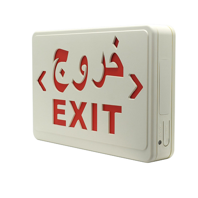 Luz de la salida de Ion Battery Emergency Light White 3W LED del litio CRI70