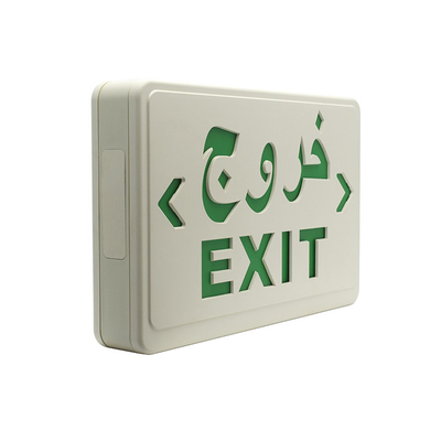 luz de la salida de Ion Battery Emergency Light White 3W LED del litio 6500K