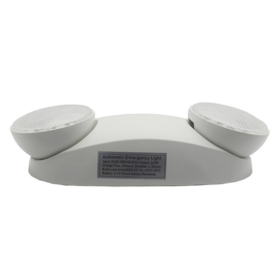 Punto interior 6 W 600lm 265V de Ion Battery Led Emergency Twin del litio de R