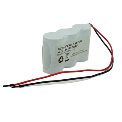 Baterías D4000mAh 3,6 V de la luz de la salida de emergencia de NiCD seguras de lado a lado