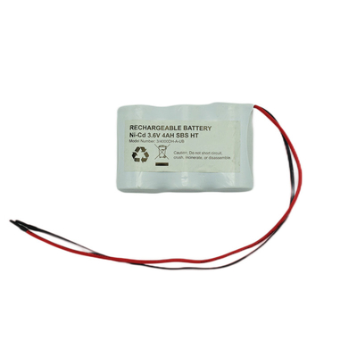 Baterías D4000mAh 3,6 V de la luz de la salida de emergencia de NiCD seguras de lado a lado