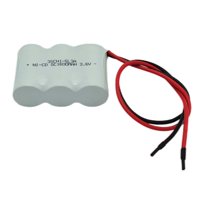 Vida de ciclo larga níquel- del SC 1600mAh 3.6V de la batería de NiCD