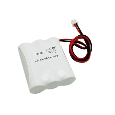 Las baterías de la luz de la salida de emergencia del AA embalan NiCD AA900mAh 3.6V SBS Rechargable