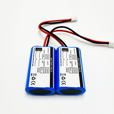 Células de las baterías Lifepo4 de la luz de la salida de socorro del litio 18650 6.4V 1500mAh