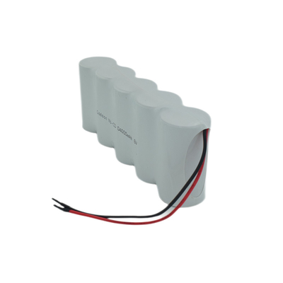 Baterías NiCD de salida de emergencia D4000mAh 6.0 V seguras lado a lado