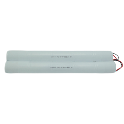 NiCd D4000mAh 6.0V Batería de seguridad para iluminación de emergencia