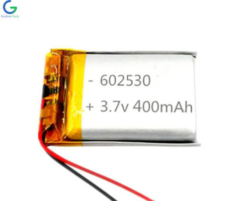 Batería de iones de litio Iluminación de emergencia con 602530 400 mAh 3.7V Seguridad