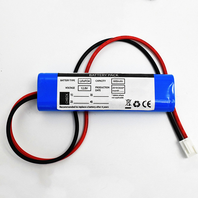 Batería de litio recargable de 600 mAh de 12,8 V IFR 14500 Seguridad y fiabilidad