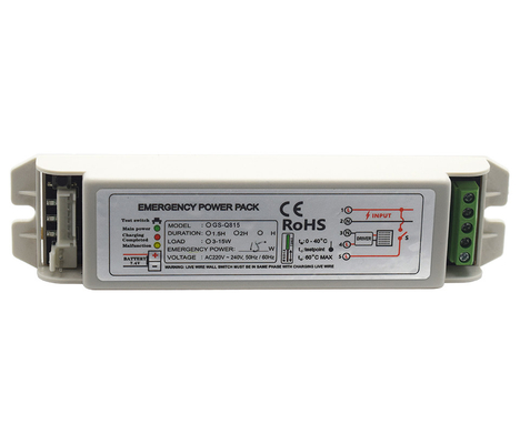 Kit de iluminación de emergencia de 300 V con potencia total GS-Q815 Convertidor de 10 W Invertidor de emergencia Tipo de mantenimiento