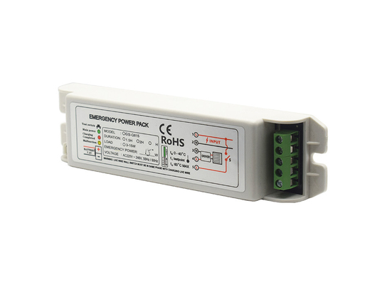 Kit de iluminación de emergencia de 300 V con potencia total GS-Q815 Convertidor de 10 W Invertidor de emergencia Tipo de mantenimiento