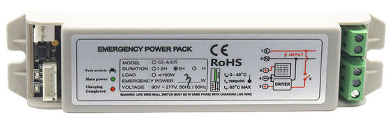 Máximo 0,35A Conjunto de energía de emergencia Tipo de mantenimiento GS-A405 Potencia de emergencia 1-5W