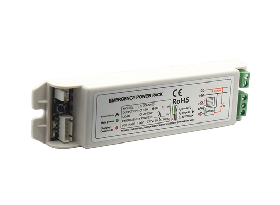 Máximo 0,35A Conjunto de energía de emergencia Tipo de mantenimiento GS-A405 Potencia de emergencia 1-5W