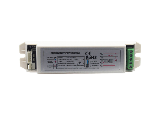 IP20 Conjunto de alimentación de emergencia Inversor de tipo mantenido Potencia total de emergencia ≤ 10 W GS-Q810