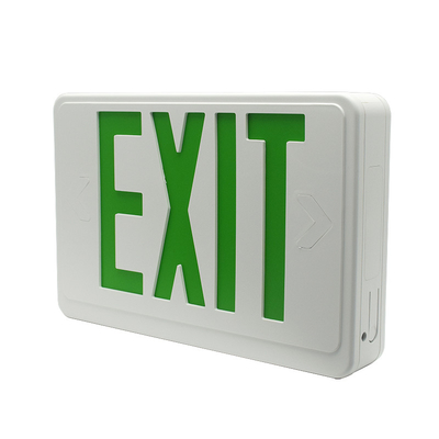 150Lm Luz de salida de emergencia LED interior 3W 85-265V 6500 K Instalable en la pared