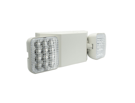 3 horas de duración Luz de salida de emergencia LED interior 3W 85-265V doble cabeza Iluminación de pared