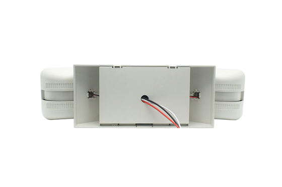 3 horas de duración Luz de salida de emergencia LED interior 3W 85-265V doble cabeza Iluminación de pared