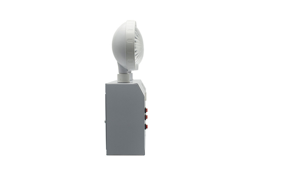 Luz de salida de emergencia LED de doble cabeza de 3 vatios montable en la pared Duración 3 horas