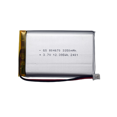 Seguridad Batería de polímero de iones de litio 804670 3350mAh 3.7V Conector con PCM