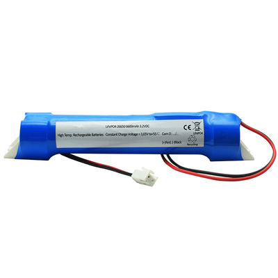 26650 6600mAh 3,2 Voltios Tipo de batería LiFePO4 con módulo montado en el lado