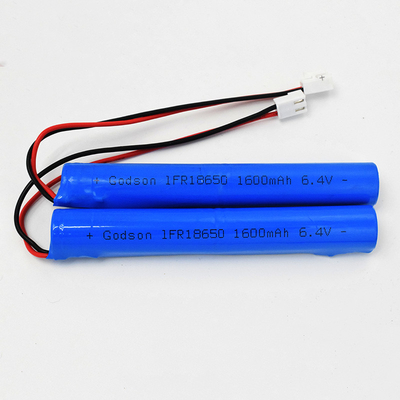 IFR 1600mAh 6.4 Volt 18650 LiFePO4 Baterías tipo stick Fácil de instalar