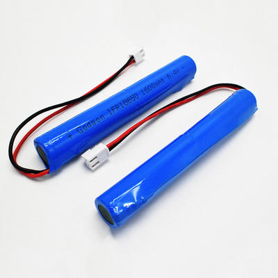 IFR 1600mAh 6.4 Volt 18650 LiFePO4 Baterías tipo stick Fácil de instalar