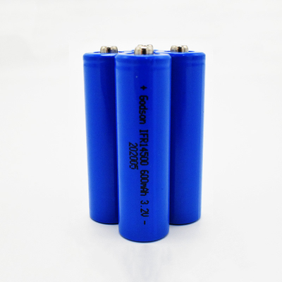 14500 600mAh 3.2V Batería LiFePO4 para luces de emergencia y señales de salida