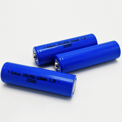 14500 600mAh 3.2V Batería LiFePO4 para luces de emergencia y señales de salida