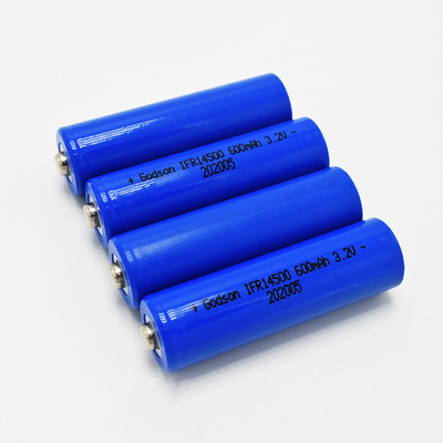 14500 600mAh 3.2V Batería LiFePO4 para luces de emergencia y señales de salida