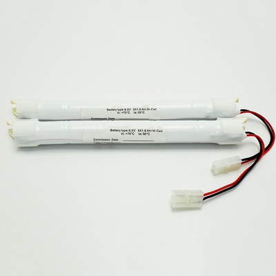 Batería de iluminación de emergencia de Nicad con buena seguridad SC1800mAh 6.0V
