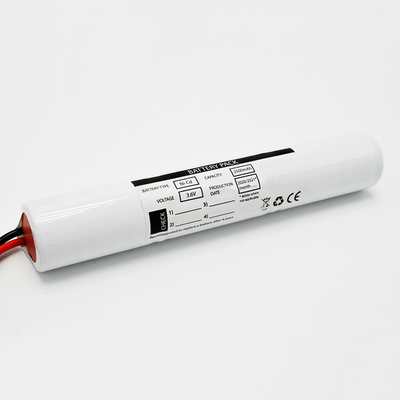 3.6V 2500mAh Ni-CD Batería para iluminación de emergencia con alto costo-efectivo